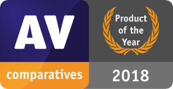 AV-Comparatives - Producto del Año 2018