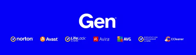 Gen: Norton, Avast, LifeLock, Avira, AVG, ReputationDefender y CCleaner